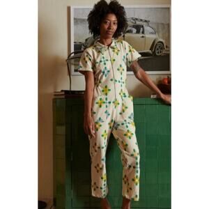 NOBLE Sz S Small Adult Jumpsuit Coverall Prairie Print